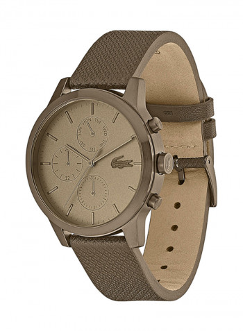 Men's L1212 Leather Chronograph Wrist Watch 2010999