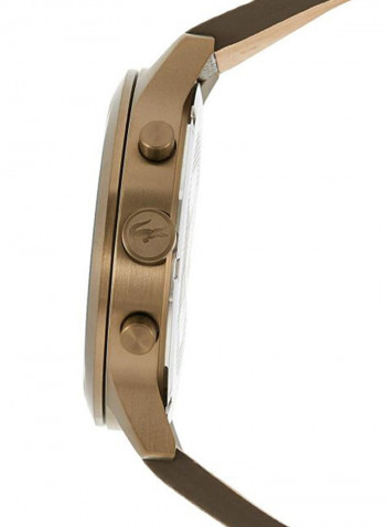 Men's L1212 Leather Chronograph Wrist Watch 2010999