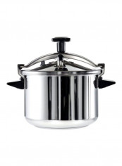 Authentic Pressure Cooker Silver/Black 25.4x27.8x26.2cm