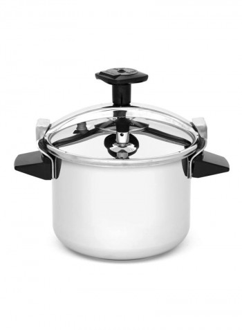 Authentic Pressure Cooker Silver/Black 25.4x27.8x26.2cm