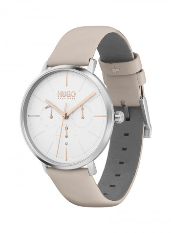 Women's Leather Analog Wrist Watch 1540050
