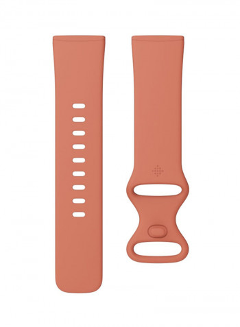 Versa 3, Health And Fitness Smartwatch With GPS, 24/7 Heart Rate, Music And Up To 6+ Days Battery Pink Clay/Soft Gold Aluminium