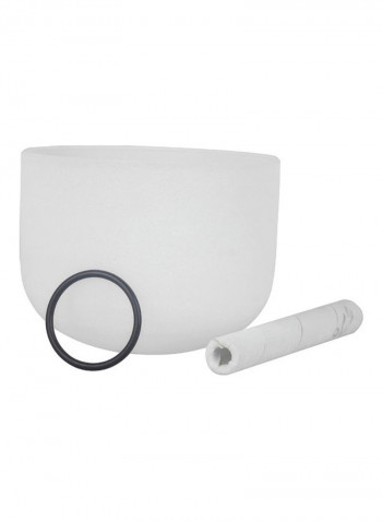 Crystal Singing Bowl With Mallet And Rubber O-Ring