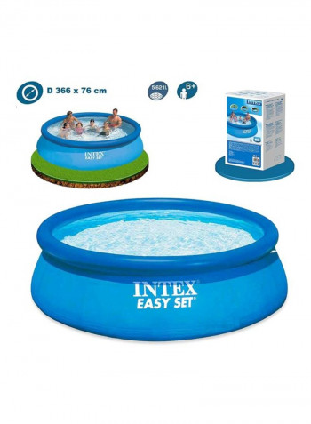 Easy Set Inflatable Pool With Filter Pump 366x76cm