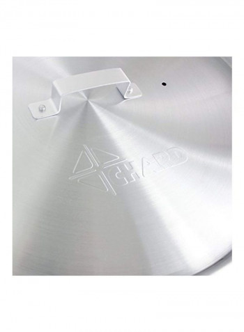 Aluminum Stock Pot And Strainer Basket Set Silver