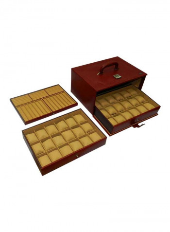 Watch Organizer Box With Pen And Cufflink