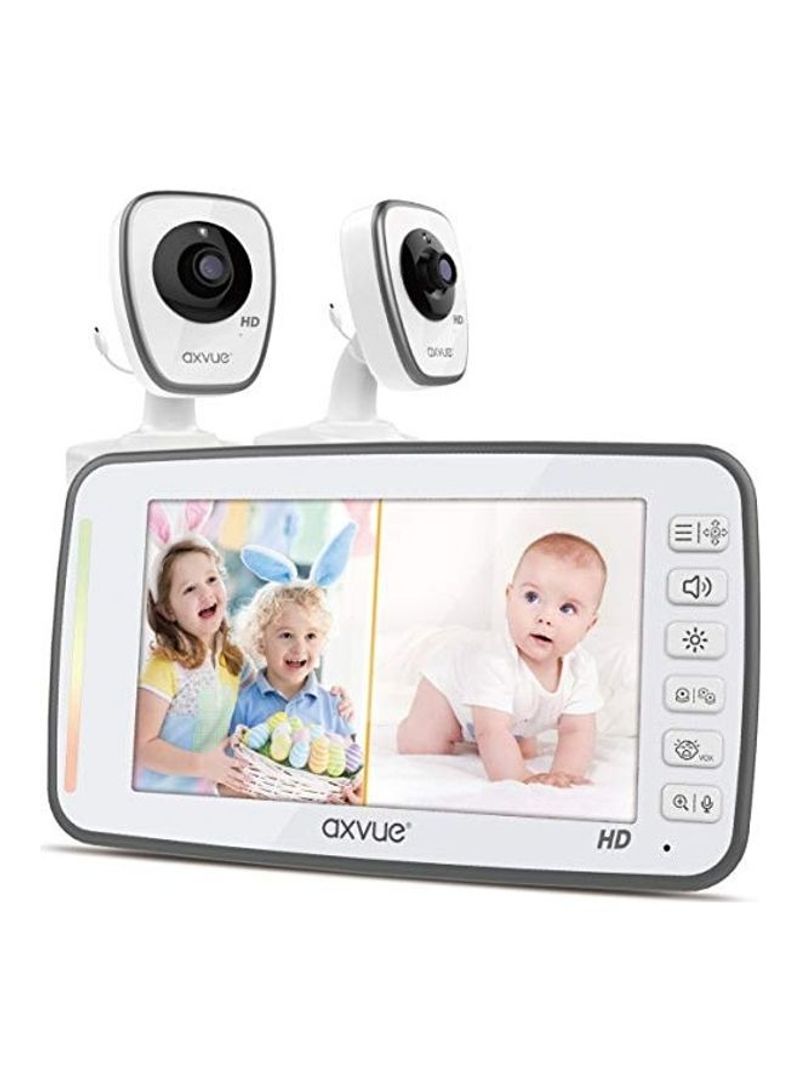 Baby Video Monitor With 2 HD Cams