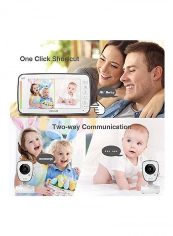 Baby Video Monitor With 2 HD Cams