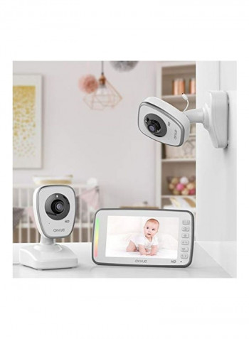 Baby Video Monitor With 2 HD Cams