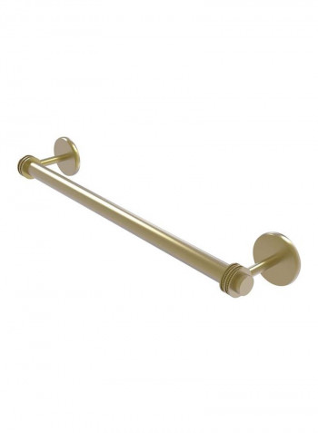 Orbit Two Collection Brass Towel Bar Gold 36inch
