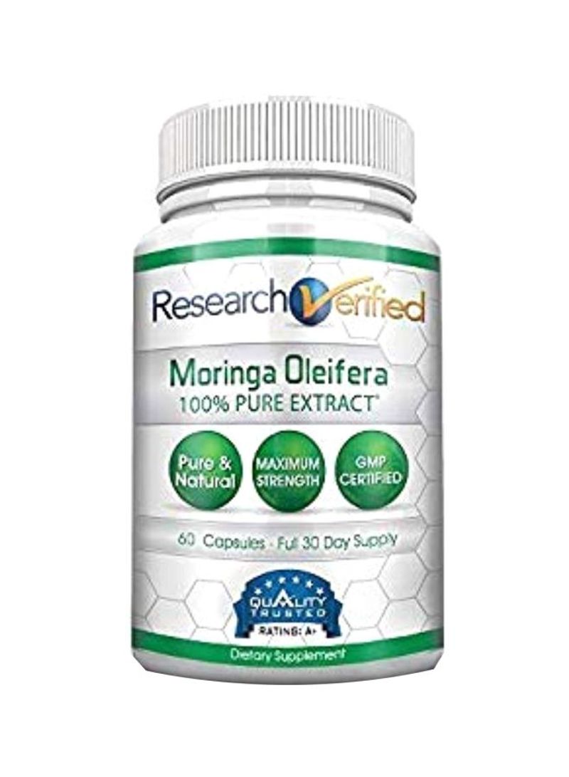 Pack Of 3 Moringa Oleifera Dietary Supplement - 60 Capsules