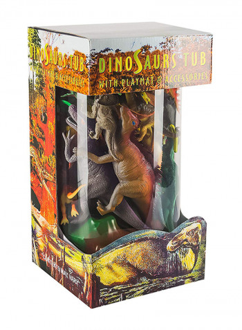 40-Piece Assorted Dinosaur Play Set 14.3 x 7.7 x 7.5inch