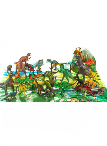 40-Piece Assorted Dinosaur Play Set 14.3 x 7.7 x 7.5inch
