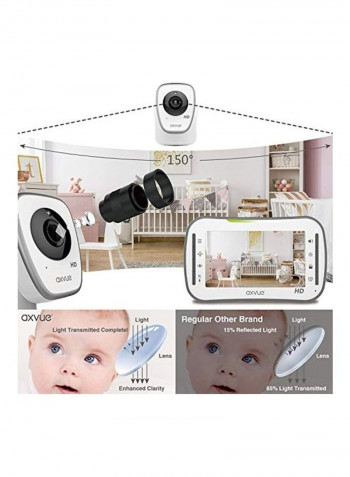 Video Baby Monitor With 2 Camera And Display