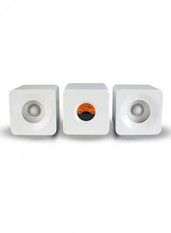 Desktop Bluetooth Wireless Speakers White