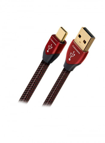 Cinnamon Micro-USB Male To Male Cable 1.5meter Black/Red