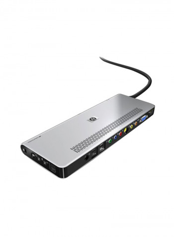 Notebook QuickDock 342x175x80cm Silver/Black