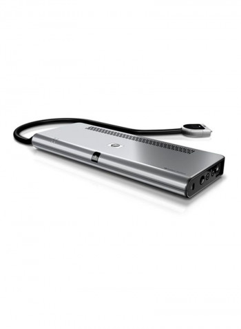 Notebook QuickDock 342x175x80cm Silver/Black