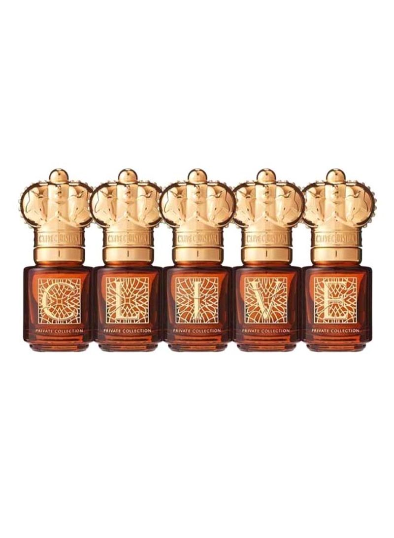 Pack of 5 Miniature Perfume Set (Fougere + Gourmande + Oriental + Spicy + Woody) 25ml