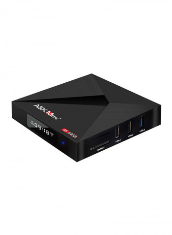 A5X Max Plus Smart Android 8.1 TV Set Top Box V5201EU Black