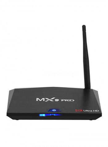 Bluetooth Wireless Quad Core Android 8.1 TV Set Top Box V2927EU-32G Black