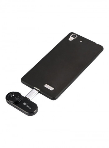 Multifunctional Mobile Phone External Infrared Thermal Imager Black 17.50 x 6 x 10cm