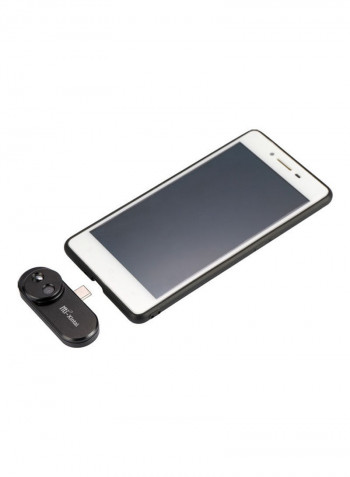 Multifunctional Mobile Phone External Infrared Thermal Imager Black 17.50 x 6 x 10cm