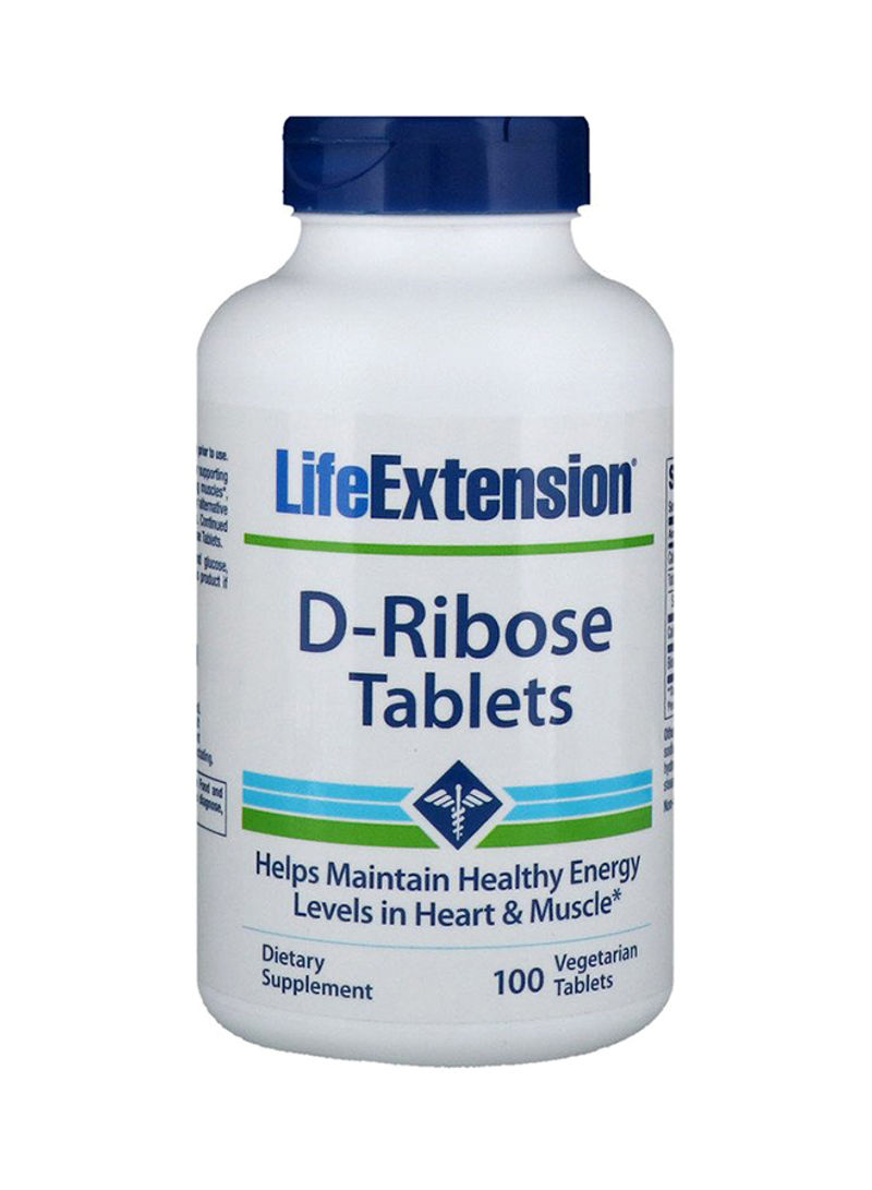 Pack Of 2 D-Ribose Tablets - 100 Tablets
