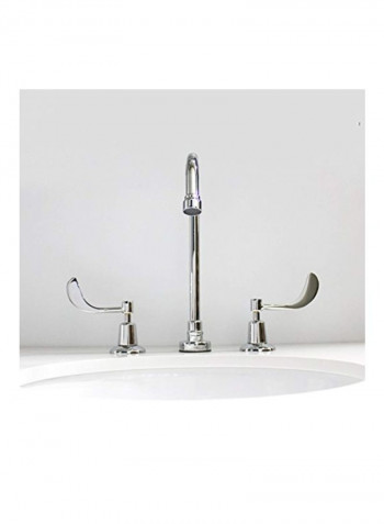 Widespread Bathroom Faucet Polished Chrome 8x11.6x5.2inch
