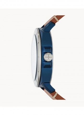 Men's Privateer Sport Mechanical Luggage Leather Strap Wrist Watch BQ2427