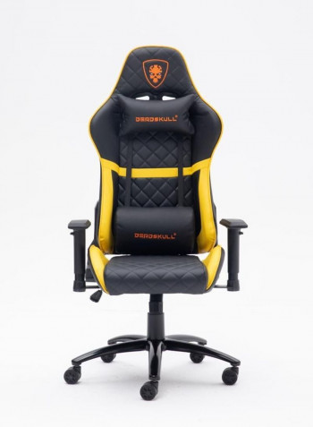 PU Leather Gaming Chair Yellow