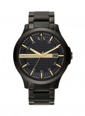 Men's Hampton Round Shape Analog Watch AX2413