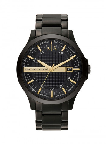 Men's Hampton Round Shape Analog Watch AX2413