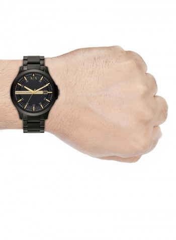 Men's Hampton Round Shape Analog Watch AX2413