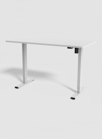 Standing Desk I Electric Height Adjustable Desk with single motor White
