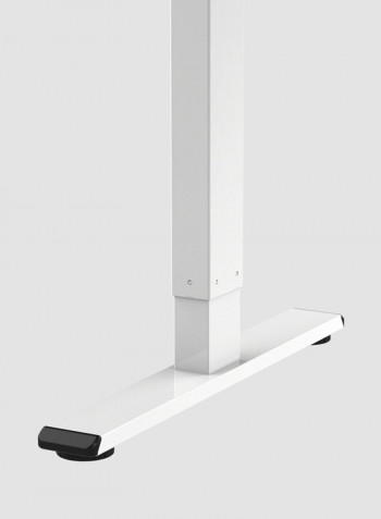 Standing Desk I Electric Height Adjustable Desk with single motor White