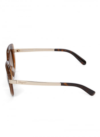 Women's Cat-Eye Frame Sunglasses - Lens Size: 55 mm