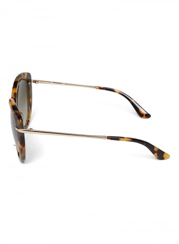 Women's Cat-Eye Frame Sunglasses - Lens Size: 55 mm