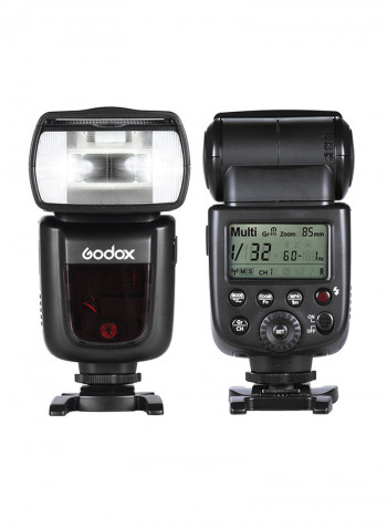 V850II GN60 2.4G Off Camera 1/8000s HSS Camera Flash Speedlight Black