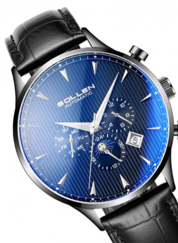 Men's Leather Chronograph Watch LEN67942