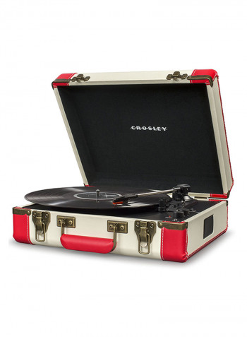 Executive Turntable 710244211079 Red/Cream