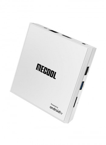 Android Smart TV Box With Remote Control KM9 Pro White