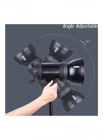 EX60III Studio Photography LED Flash Light White