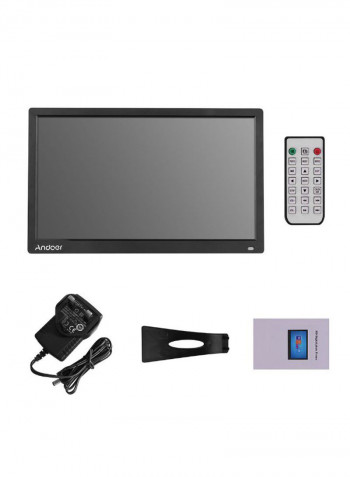 Electronic Led Digital Photo Frame Album Kit 17.3inch Black