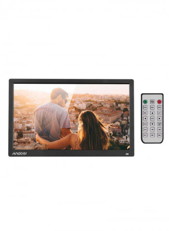 Electronic Led Digital Photo Frame Album Kit 17.3inch Black