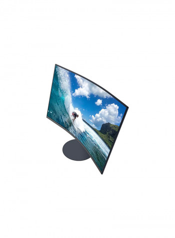 27Inch 1000R Bezel Less Monitor With Speaker Black