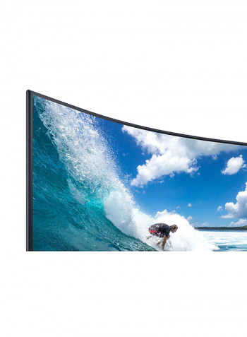 27Inch 1000R Bezel Less Monitor With Speaker Black