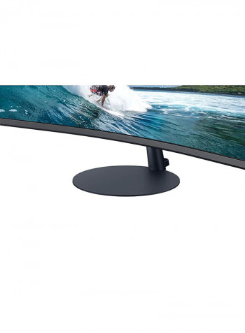 27Inch 1000R Bezel Less Monitor With Speaker Black