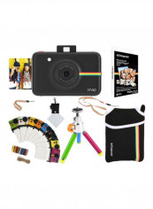Snap Instant Print Digital Camera With 3.4 mm Lens And Accessories Black