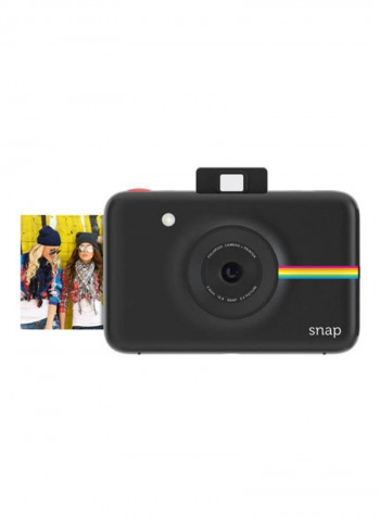 Snap Instant Print Digital Camera With 3.4 mm Lens And Accessories Black